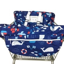 Baby Kind Supermarkt Winkelwagentje Zitkussen Stoel Kussen Bescherming Veilig Reizen Draagbare Kussen Polyester Perzik Huid