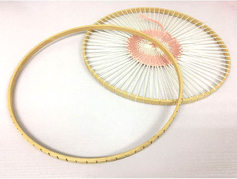 1/2Pcs Round Wooden Knitting Loom Handmade Weaving Machine Craft DIY Weaving Tools for DIY Handmade Wall Hangings Household Tool