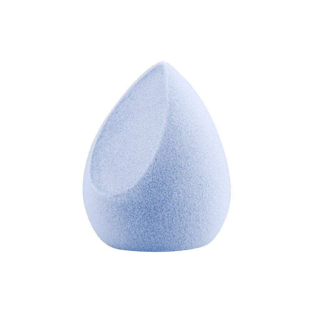 Blått ansikte makeup svamp puff ägg ansiktsbehandling kosmetisk concealer kräm foundation puder puff makeup foundation svamp puder makeup: Vattendroppe