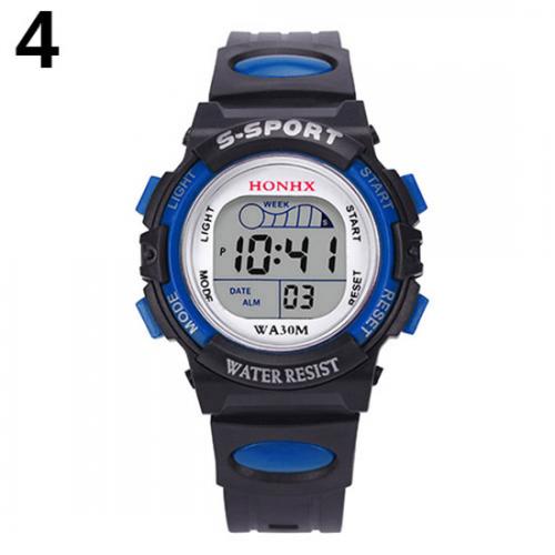 Relojes deportivos para mujer, esfera cuadrada Digital con reloj de pulsera, de , informal, resistente al agua: Azul