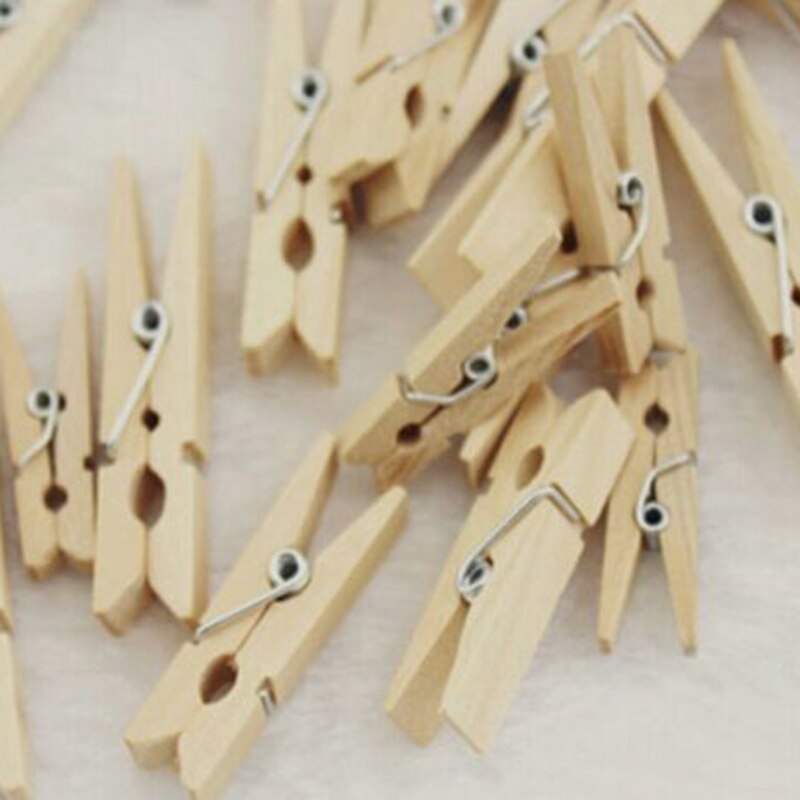 36pcs/Set Wooden Clothes Pegs Washing Line Wood Pe... – Vicedeal