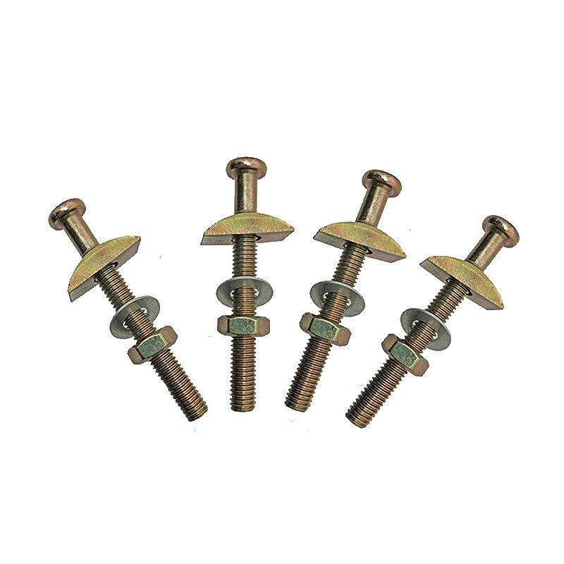 Half Moon four-in-one hardware nightstand connection piece closet shoe bed assembly piece meniscus Half Circle cushion nut