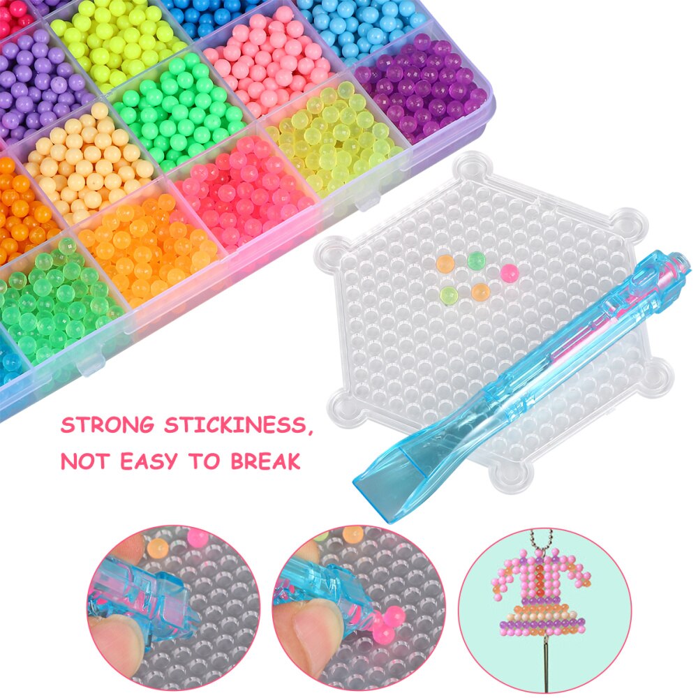 1 package of Beads DIY Beads Magic Bead DIY Sticky Beads Magic Fuse Beads for DIY Art
