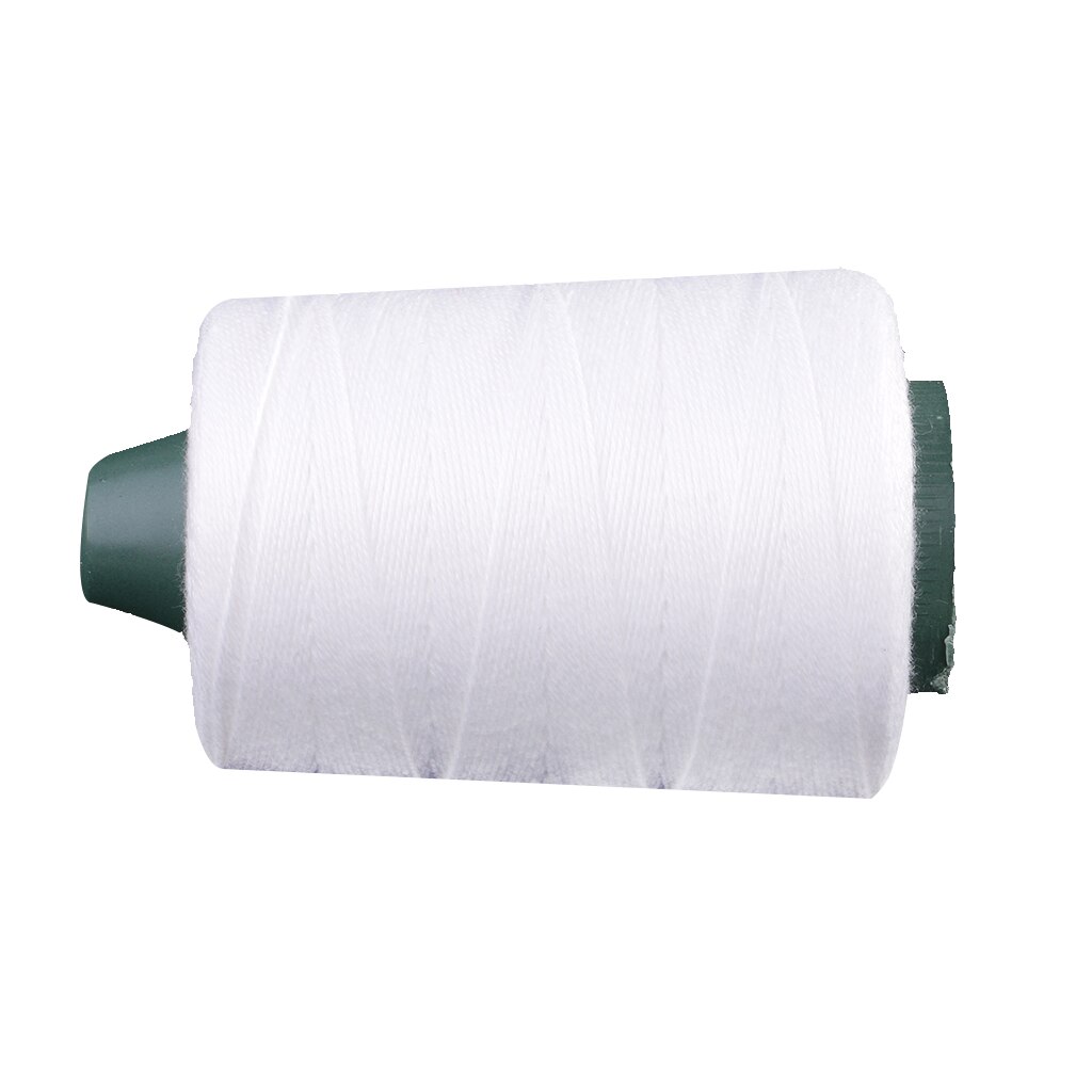 600 Yard 10S / 3 White Overlocking Sewing Machine Polyester Thread