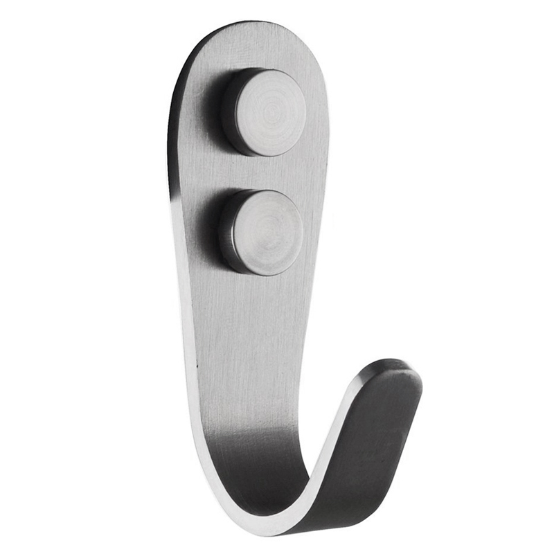 5 Pcs Rvs Organizer Haak Badkamer Haak Roestvrij Keuken Gebruiksvoorwerp Utility Hanger Metal Wall Mount