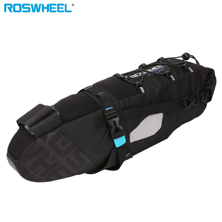 Roswheel Fiets 100% Waterdichte Zadeltas Mtb Fietstas Achterbank Bag Fietstas Cyclus Fietsen Tassen Accessoires 10L