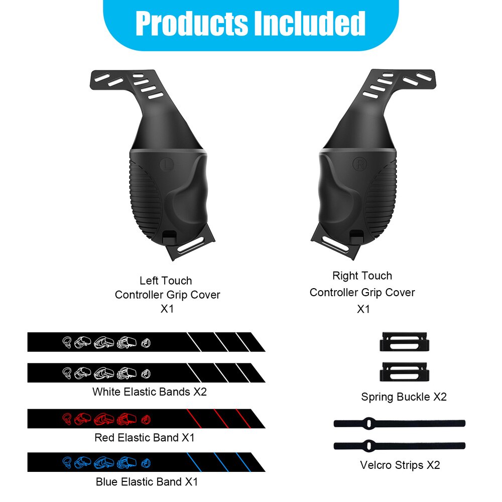 Amvr touch-controller-griffhülle für oculus quest 2 vr headset, brillengriff für quest 2 , schutzhülle gegen wegwerfen: Typ 2