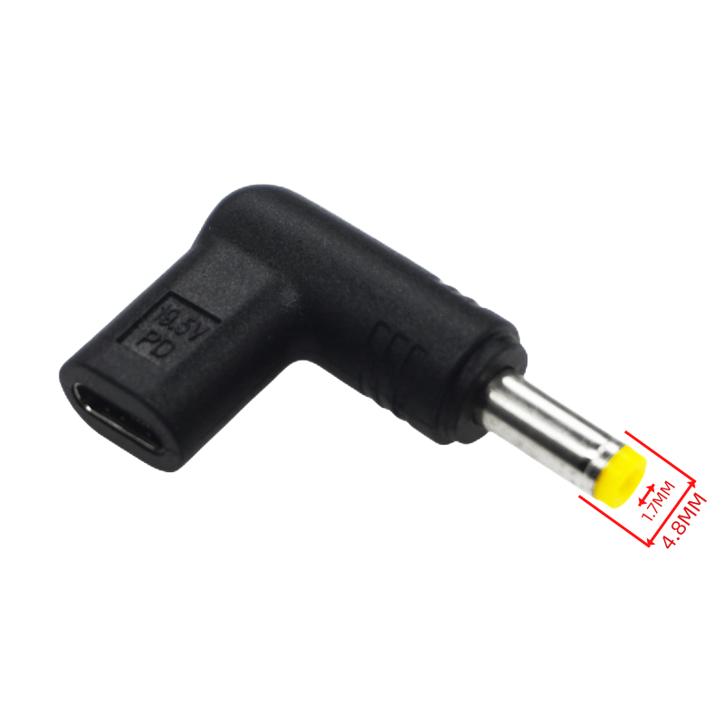 USB C PD to DC Power Connector Universal 20V Type C to DC Jack Plug Charging Adapter Converter for Router Tablet Mini Fan: Rose Gold