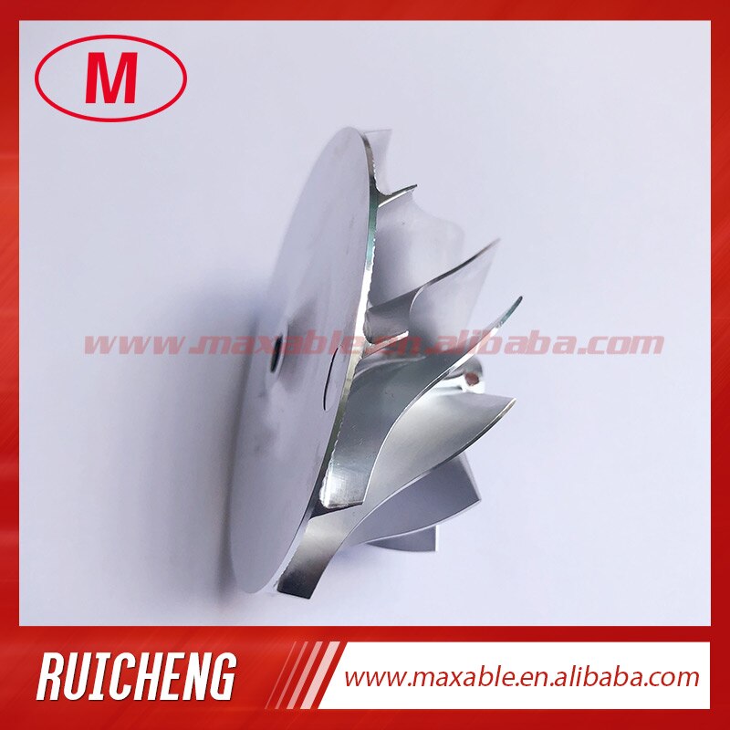K16/57,00/71,00mm 7 + 7 aspas turbo de alto rendimiento billet/fresadora/aluminio 2618 rueda de compresor