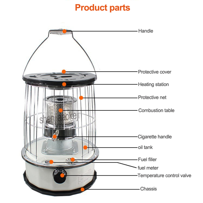 Protable Kerosin Heizung Eis Angeln Camping Herde Außen Heizung Kochen Reis Heizung Grill Herde Haushalt/Büro 1pc