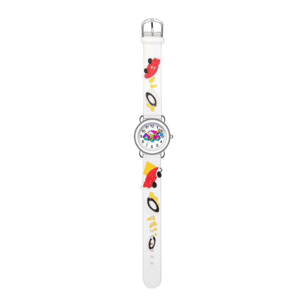 Leuke Cartoon Patroon Horloge Kinderen Kids Jongens Quartz Analoog Polshorloge Waterdichte Hars Band Mannen Vrouwen Horloge