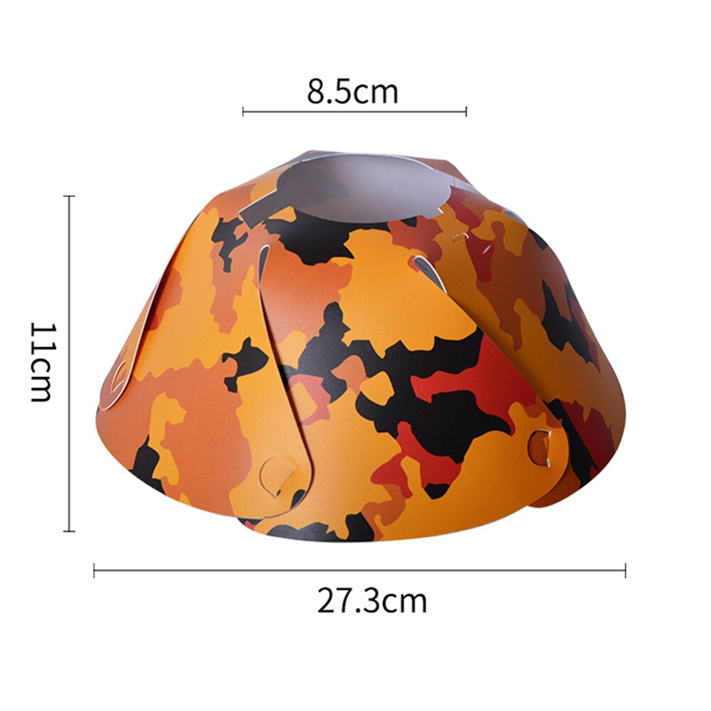 Camouflage Pvc Tent Lantaarn Schaduw Kegel Lamp Hood Cap Outdoor Camping Wandelen Voor Familie Outdoor Camping Accessoires: D