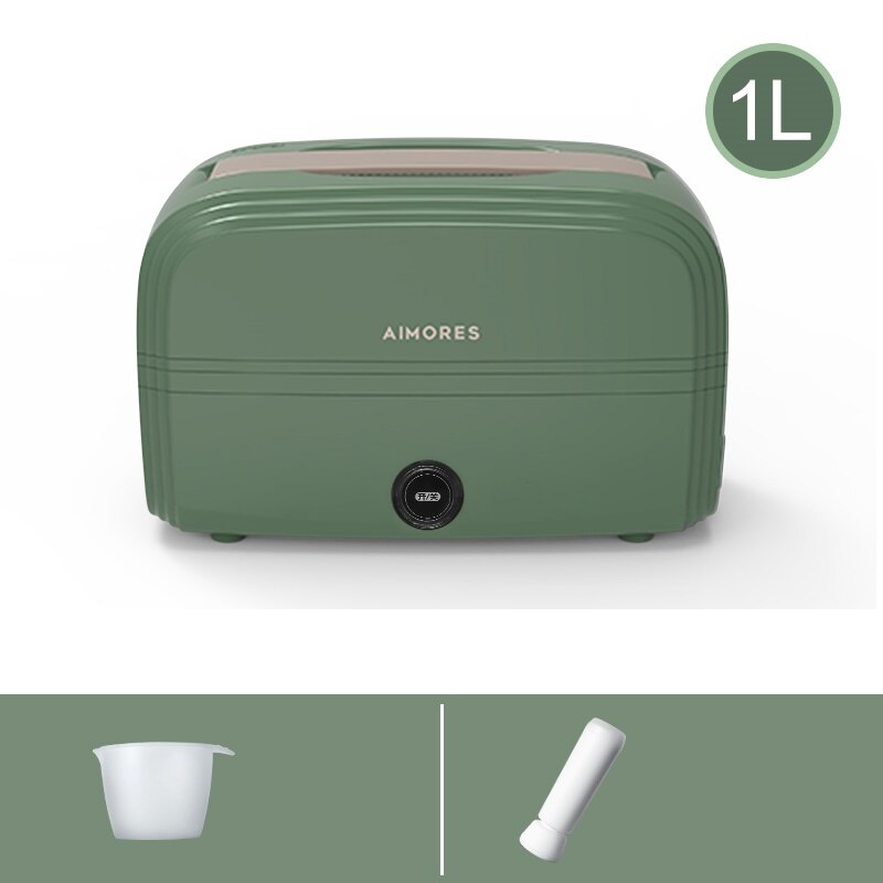 220V 1L Mini Portable Electric Meals Lunch Heating Box Electric Rice Cooker Automatic Multi Cooker For Travel Hotel: mechanical / US