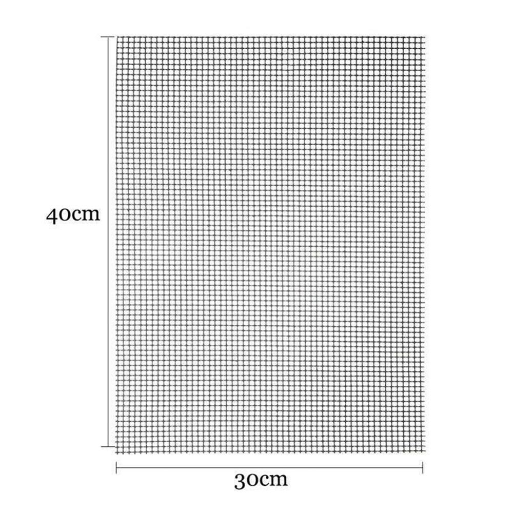 40 * 30cm glasfiber bakmatta bbq gallermatta non-stick värmebeständig grillmatta pizza grillmatta köksredskap
