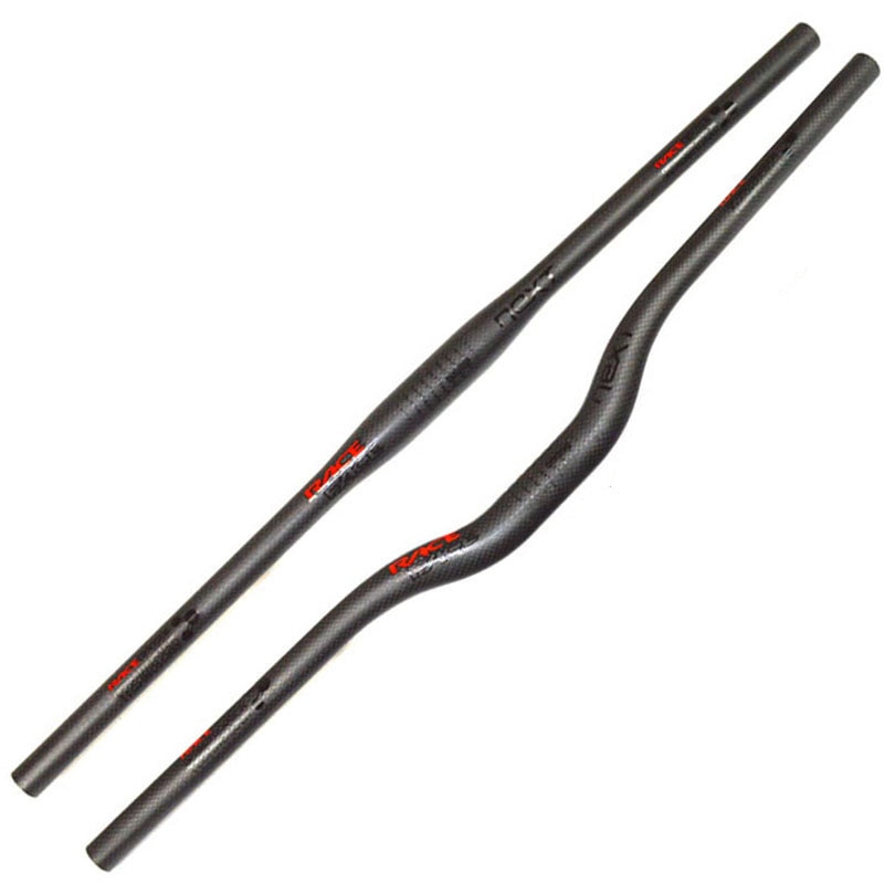 Race Face NEXT mountainbike 3K full carbon fiber platte Horizontale carbon fietsstuur MTB fietsonderdelen 31.8 * 580-760mm zwart