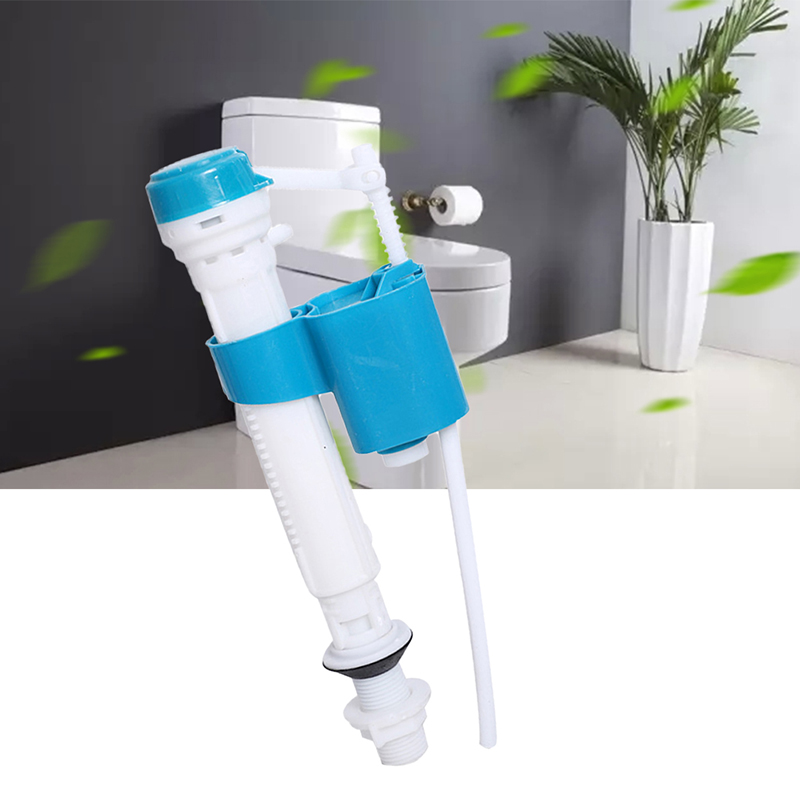 Valvola di riempimento wc universale pulsante wc valvola di riempimento doppio scarico cisterna sifone sifone silenzioso ingresso laterale attrezzo da bagno