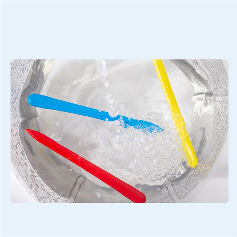 1 Set 12 Colors Cartoon Crayon Cute Triangle Crayon Pen Portable Crayon Painting Colour Pen for Kids