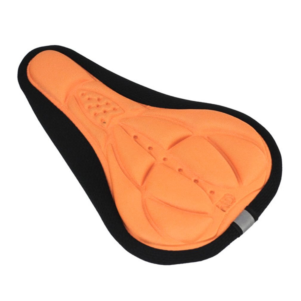 MTB Mountain Bike Cycling Thickened Extra Comfort Ultra Soft Silicone 3D Gel Bike Pad Cushion Cover Bicycle Saddle Seat 4 Colors