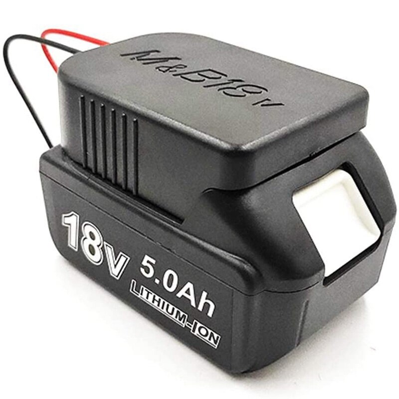 Til makita 18v/14.4v batteri adapter, batteri power mount stik adapter dock holder 14 awg ledninger