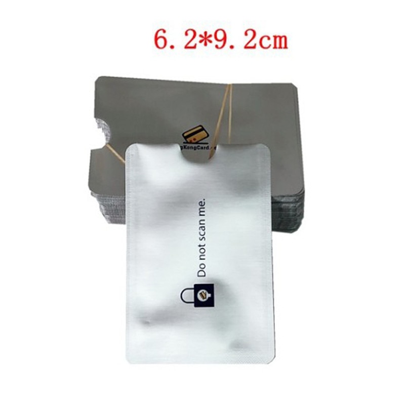 10PCS Credit Card Protector Secure Sleeve RFID Blocking ID Holder Foil Shield Bank Card cover Sleeve Wallet