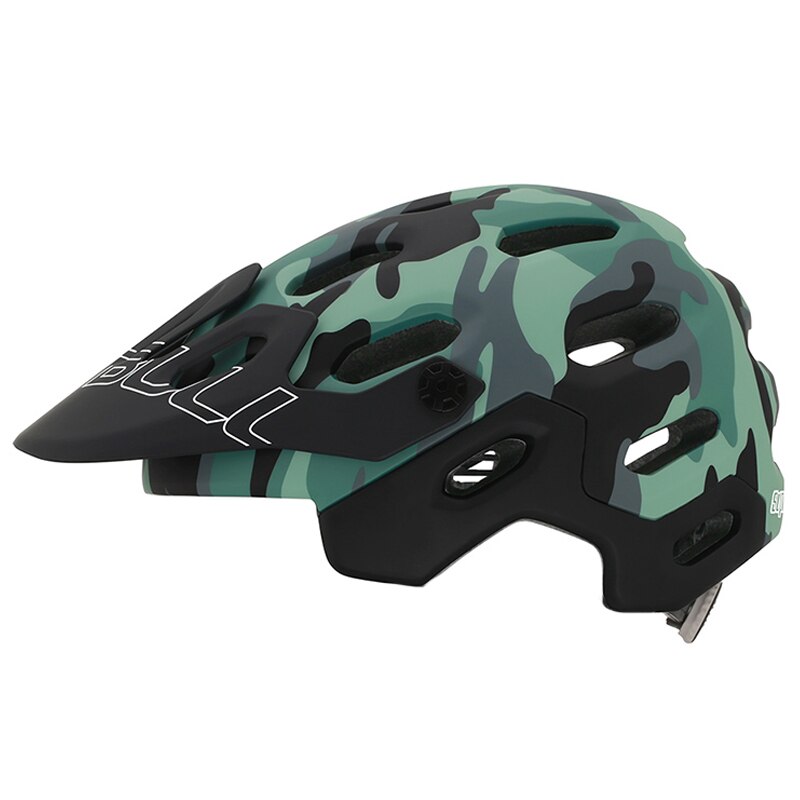 CAIRBULL SUPERCROSS All-Terrain XC Bicycle Helmet Riding Helmet Off-Road Mountain Bike Helmet Casco Bicicleta: Camouflage / L(58-62CM)