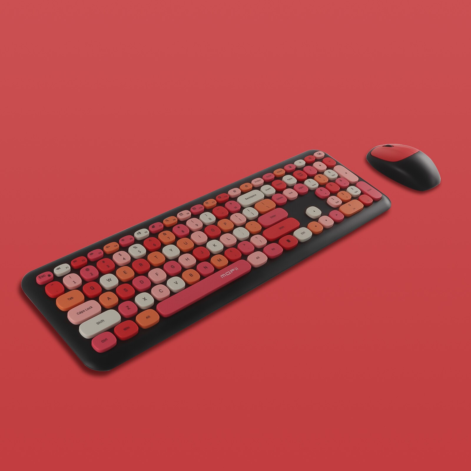 2.4G Wireless Keyboard and Mouse 110 Key Colorful Keyboard Mouse Combo Gaming keyboard Mouse Set For Desktop PC Laptop