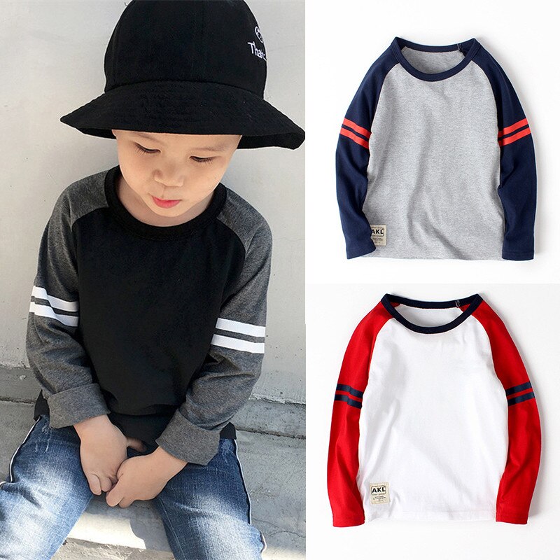 Herfst Jongens T-shirt Meisjes Tops Met Lange Mouwen Kleding Voor Kinderen 5-16 Jaar Katoen Peuter Shirts Kinderkleding Tee Shirt