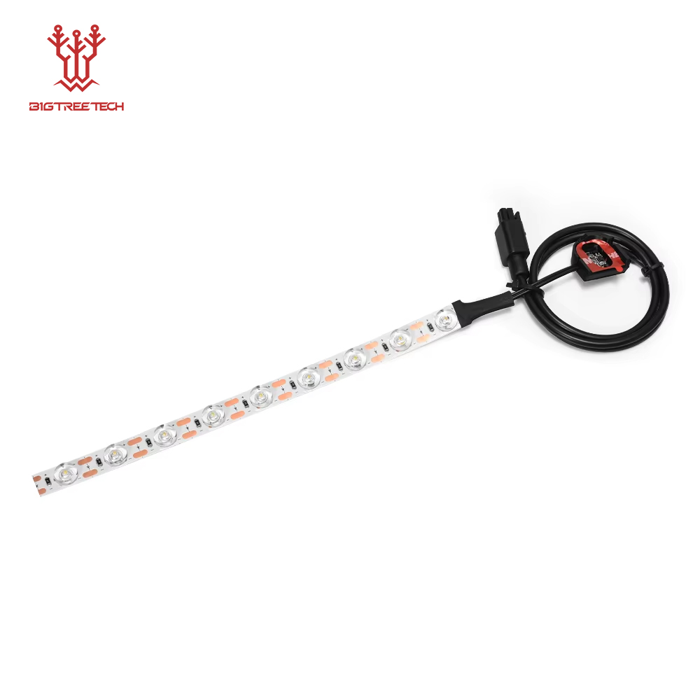 BIGTREETECH Panda Lux LED Light Bar Upgrade Kit High Brightness Lighting Magnetic Install for Bambulab P1/X1 3D printer Parts: 2.5mm / WHITE