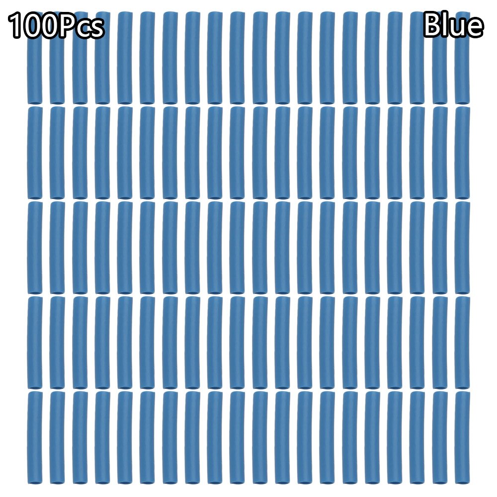 100pcs Bicycle Cable End Caps Ultralight Heat Shrink Crimps Bike Shifter Inner Cable Tips Wire End Cap Brake Cable Tips Crimps: Blue