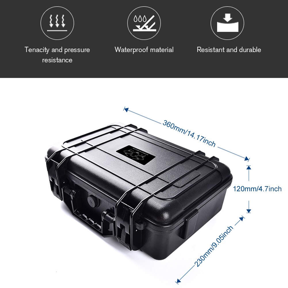 Lot De 6 Gros Boutons De Manchette Verrouillables Aluminium Noir - Avec Boîte De Présentation Portable