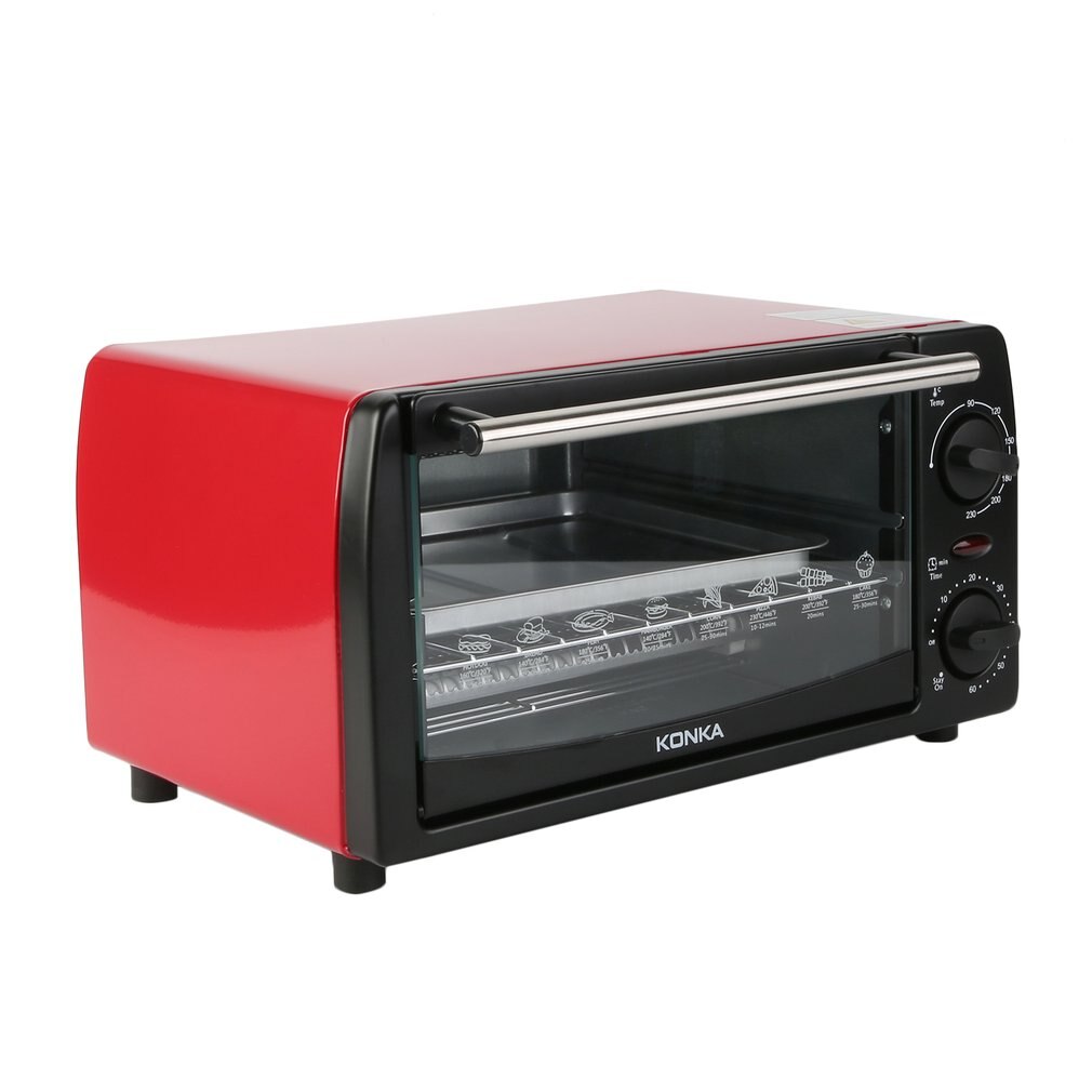 Electric Oven Household Multifunctional 12L Mini Galvanized Sheet Baking Oven KAO-1208 1050W With Bakeware