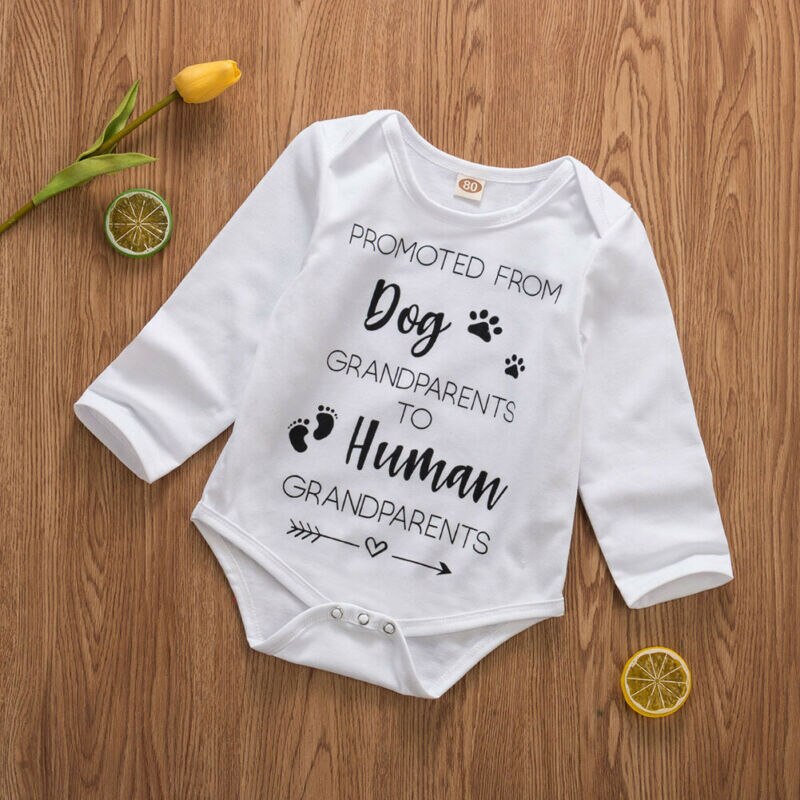 Newborn Baby Boys Girls Spring Autumn Little Arrow Long Sleeve O Neck Bodysuit Jumpsuit Clothes Outfit Set