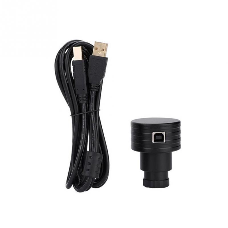 200W Pixel Biological Telescope Photography HD Video Images Digital Microscope Camera Electronic Eyepiece USB Output Astronomic: Black