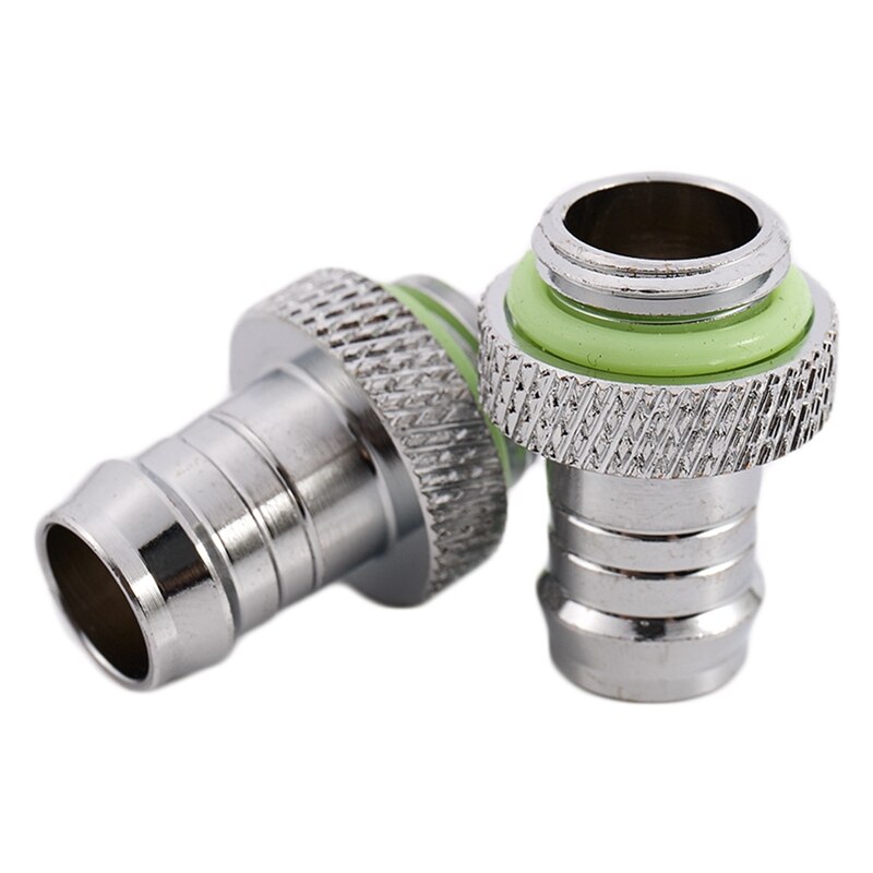 5Pcs Barb Fitting Water Cooling Radiator For G1/4 Chromed Copper Water-Cooled Heat Sink For Pc Computer