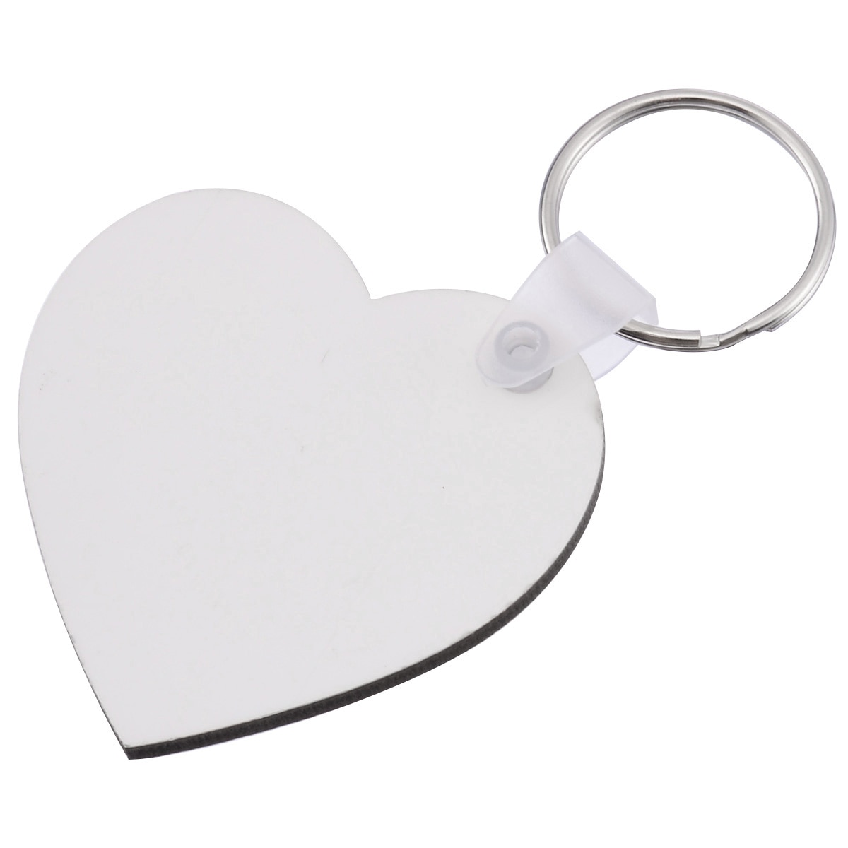 10pcs Heart Blank Board Keyring Keychain Printing Keyrings Women Men DIY Sublimation Key Chains Accessories