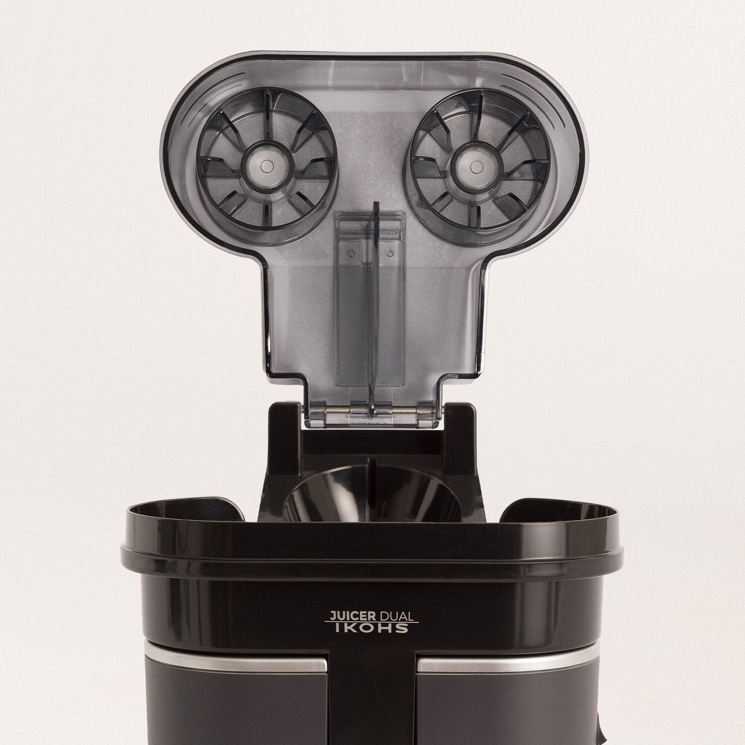 CREATE - JUICER DUAL - Exprimidor doble eléctrico 90W, Corta, Exprime, Zumos, Deposito de 500ml, Filtro de Pulpa