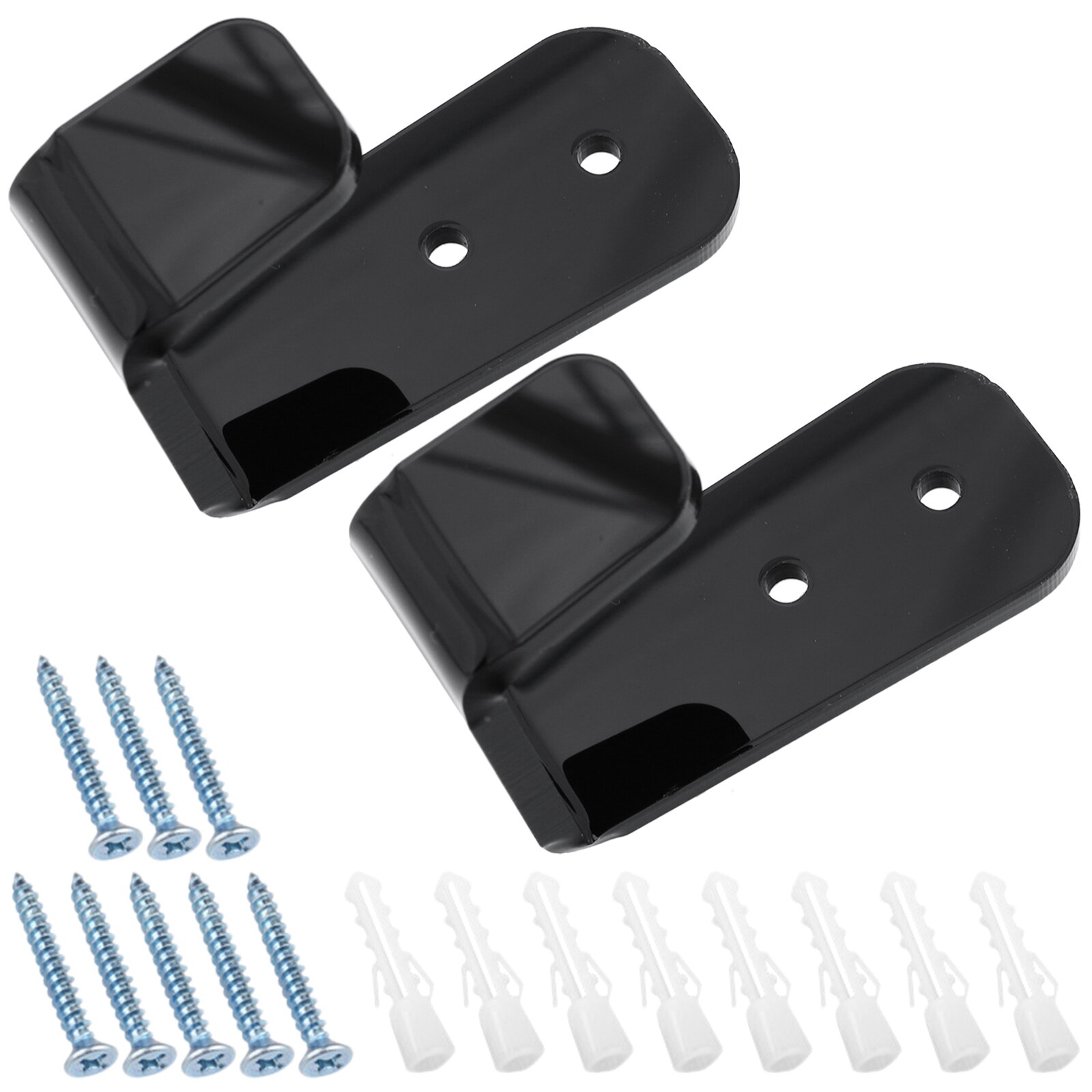 2 sets multifunktionale hängeständer, hockeyschlägerhalter, trekkingstockregal