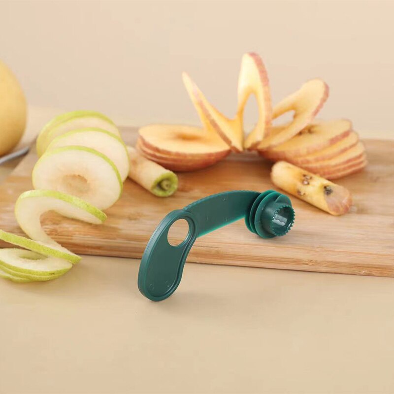 Kitchen accessories Fruit Spiral Slicer Corer Fruits and Vegetables Tool Potato Slicer Apple and Sydney Splitter Shaving Knife