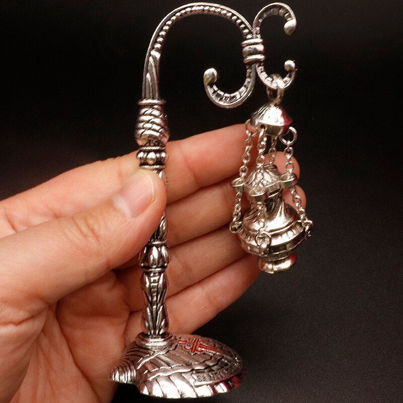 Bruciamento incenso-joyería religiosa de Metal, suministros de Catolicos, Cruz, para iglesia, kadzielnica