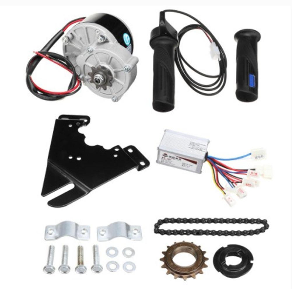 24V 250W Motor Controller Electric Bike Conversion Kit Flywheel Handle Motor Bracket Chain For 20-28 inch e-bike Bicycle kit