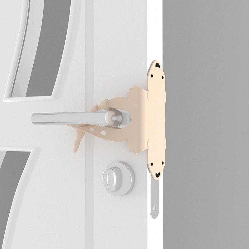 Porte de chambre à coucher, Protection Anti-collision, tampon Anti-Impact: apricot