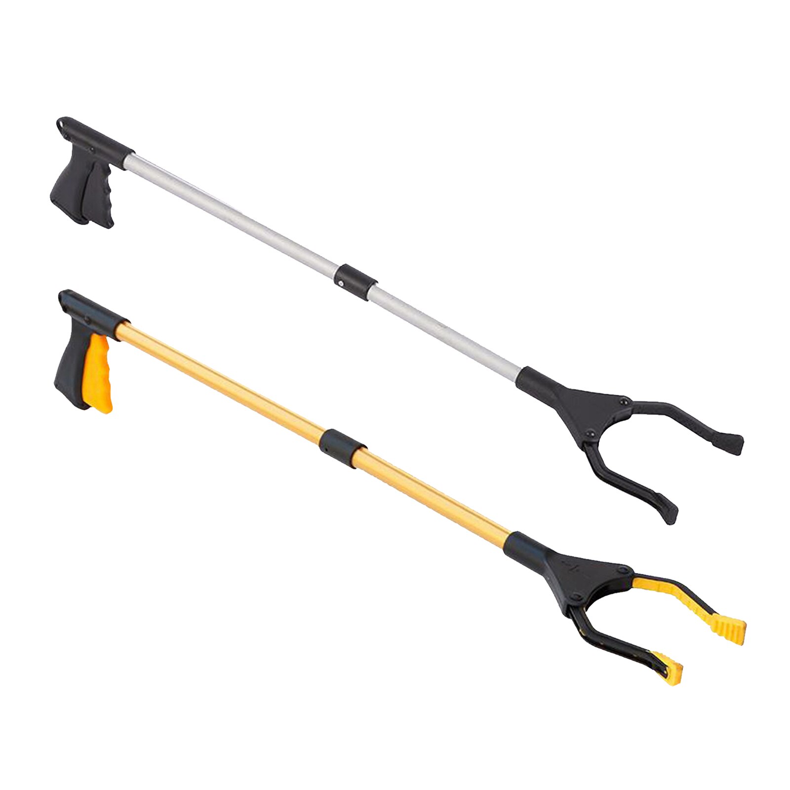 32" Folding Reacher Grabber Tool Portable Lightweight Trash Picker Grabber Gripper Pick Up Tool with 360° Rotating Claw