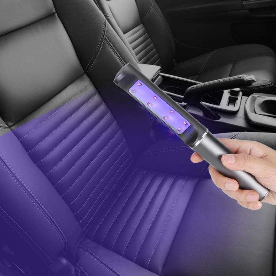 Household UV sterilizer Aluminum Alloy LED Portable Handheld Ultraviolet Light Lamp USB Charging for Home Travel Use Secador de