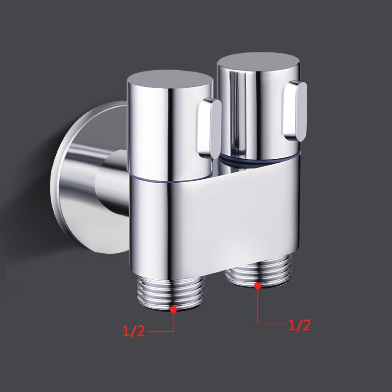 Bibcock Faucets Outdoor Garden Mixer Black/Chrome Brass Wall Mounted Double using Bathroom Washing Machine Faucet Basin Taps: Tap 4