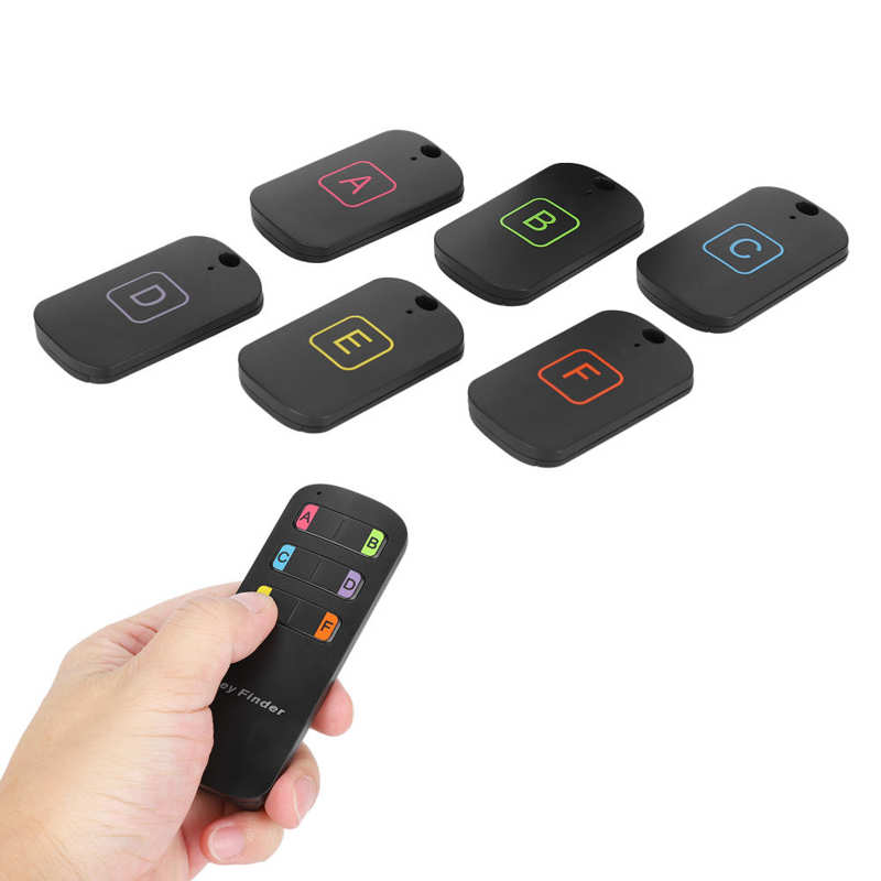 Anti-Lost Wireless Key Finder Remote Sound Alarm Locator Reminder with 6Pcs Receivers