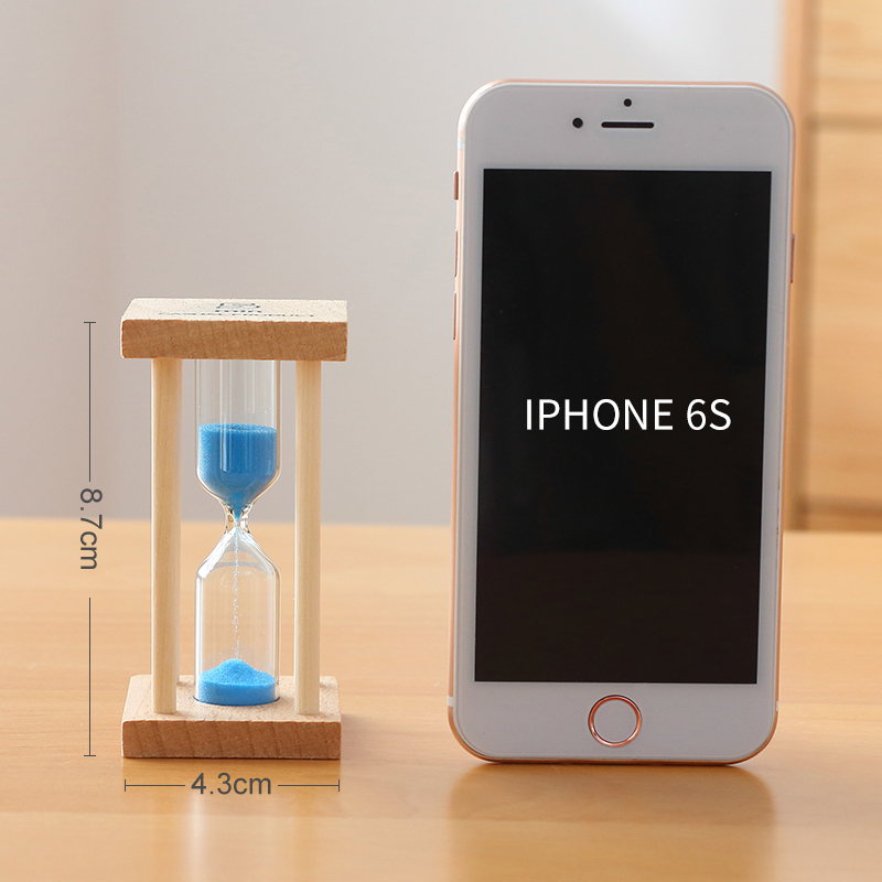 Sand Watch 1 Minute Clock 3 5 Minutes Glass Shower Timer Wood Timing Kid Mini Ornaments Home Decoration Accessories SL-MZFX