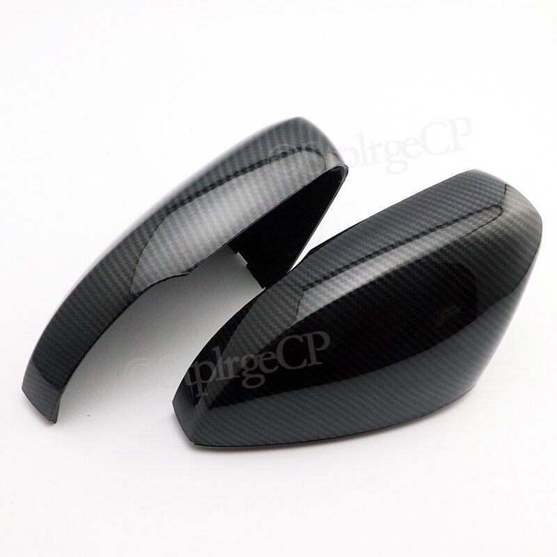 Side Mirror Cover caps For Volkswagen Polo MK5 6R 6C (Carbon look) Door wing replacement