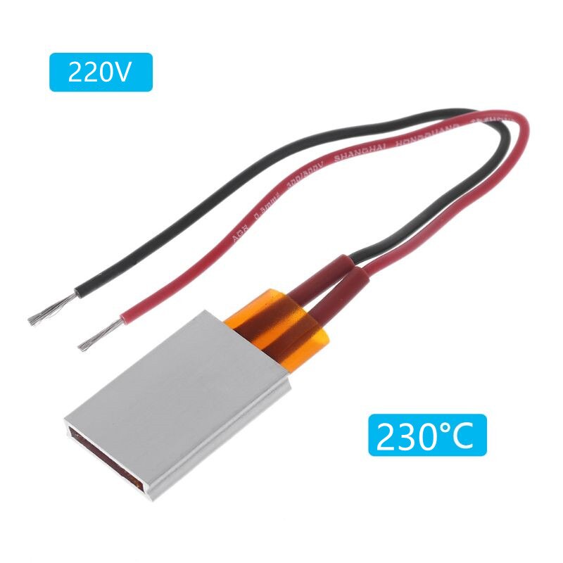 12V-220V Ceramic PTC Heater Heating Element Electric Incubator Heating Plate Constant Temperature Chicken Incubation Accessories: 220V-230C