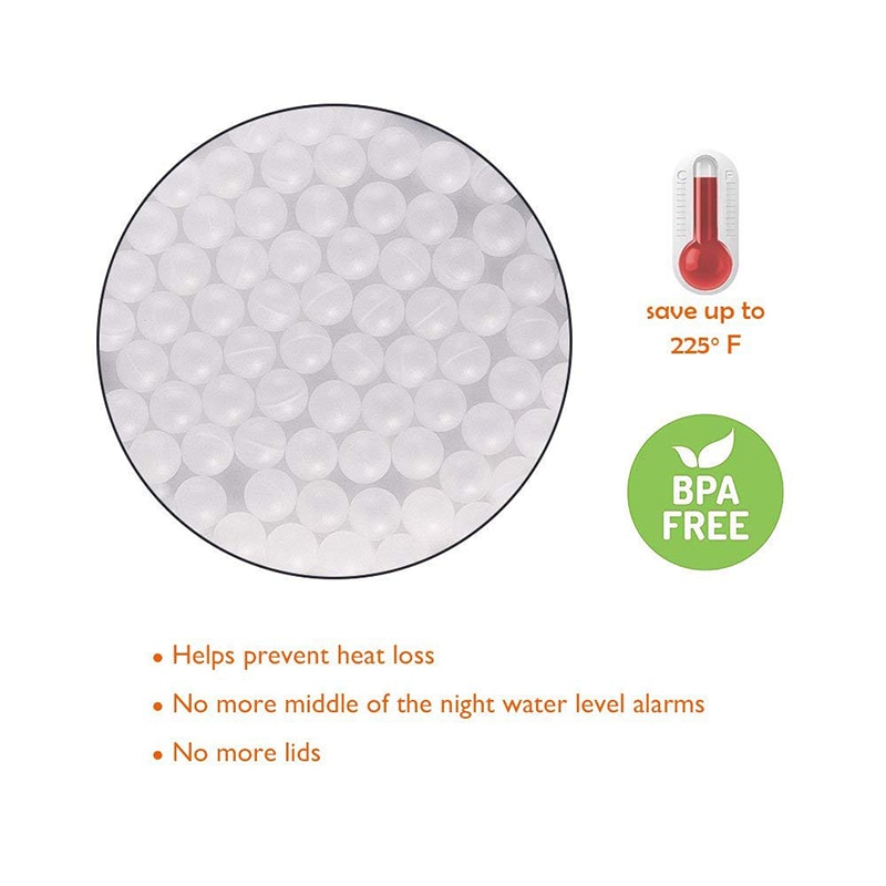 Sous vide matlagningsbollar bpa free 20mm 200 bollar med nättorkpåse för doppkokare vattenbad matlagning sous vide-behållare