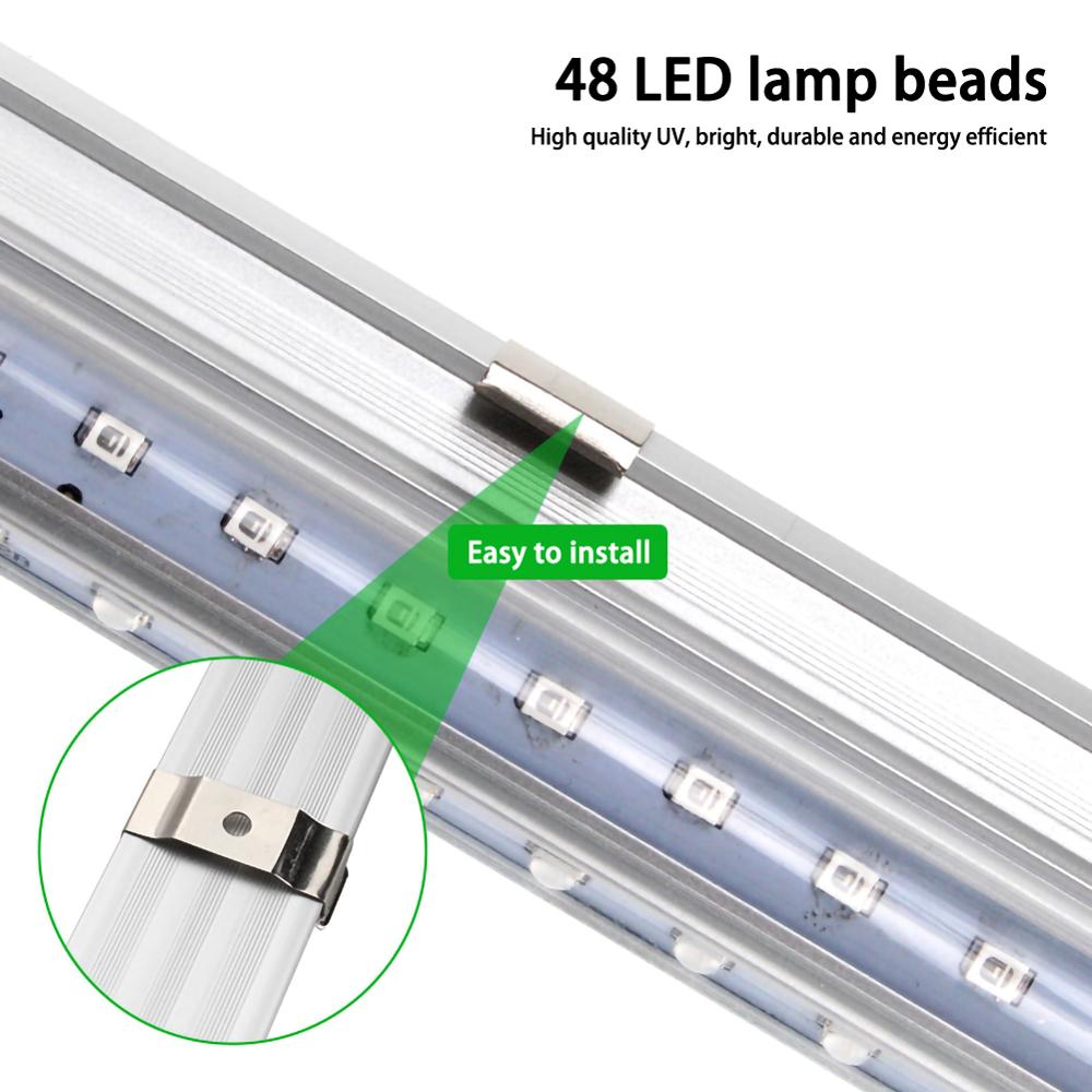 UV LED Black light bar 40 LED Integrated Bulb Black Light Portable 32cm Black UV Light Bar LED Strip Lights Party Club DJ